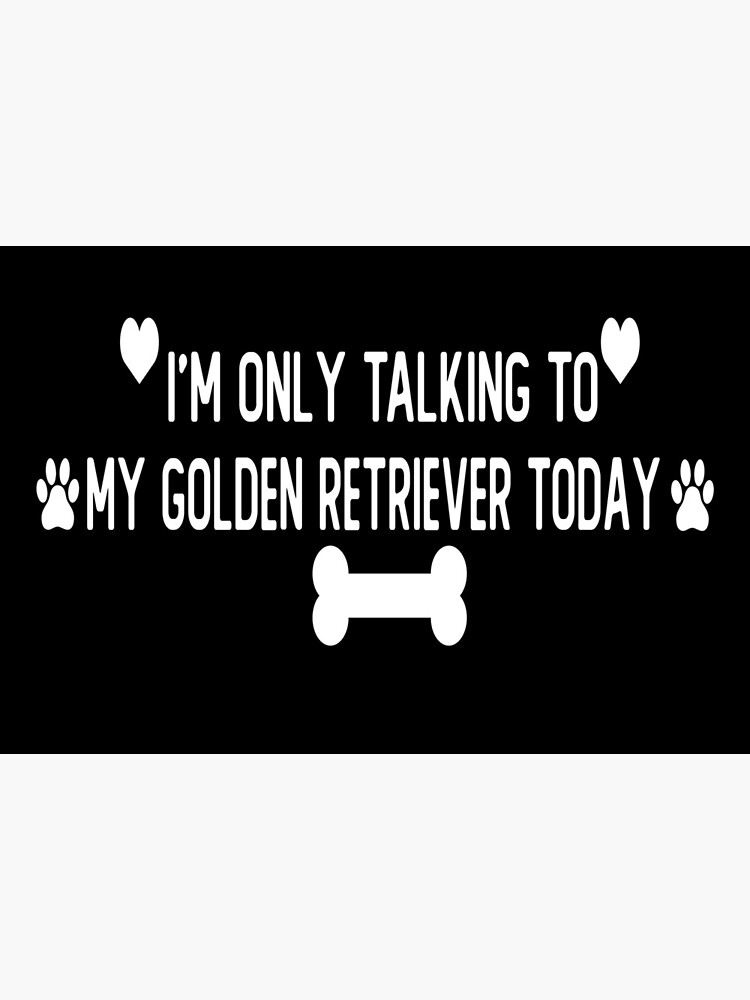 golden retriever talking funny