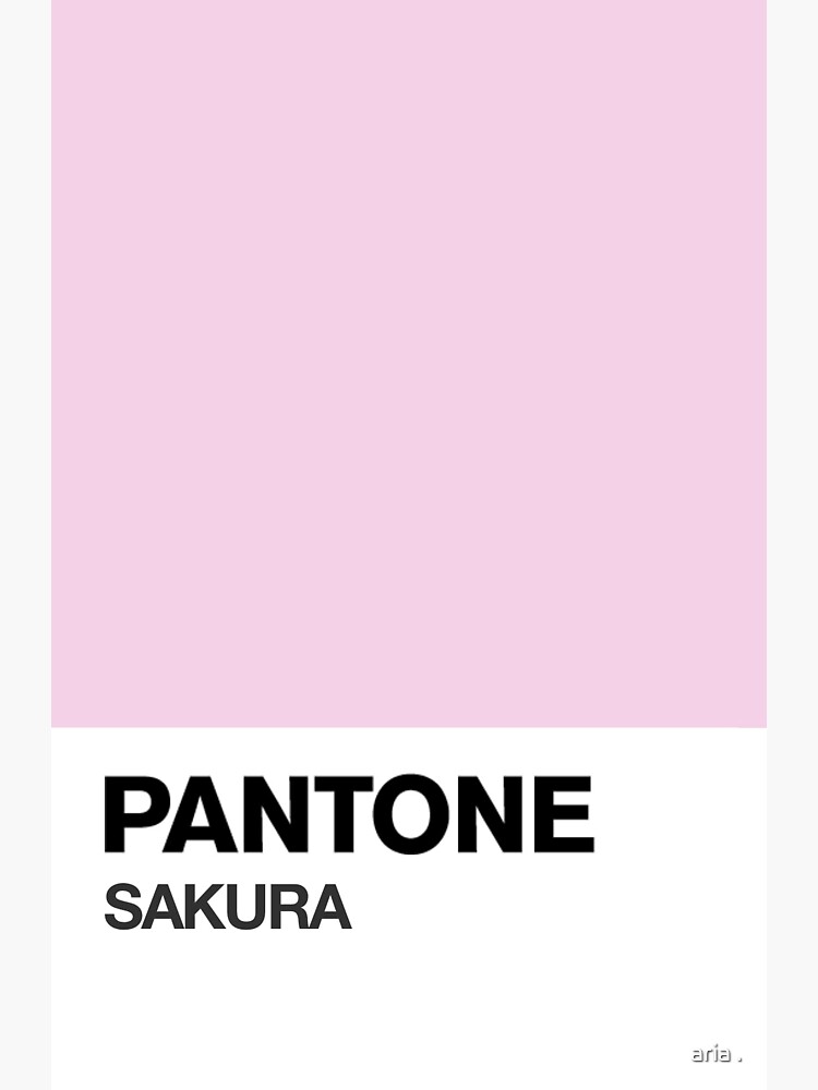 "IZ*ONE SAKURA COLOR PANTONE" Sticker for Sale by alooft813 | Redbubble