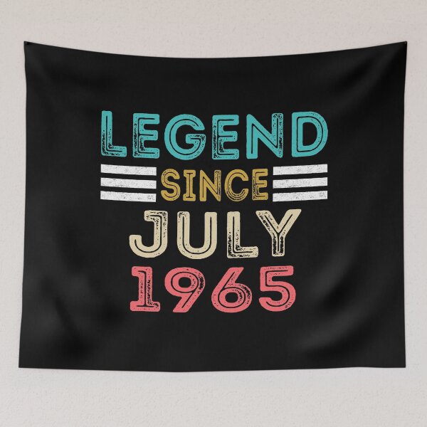 Item preview, Retro Vintage 55th Birthday Legend Since July 1965 designed and sold by meedTee.