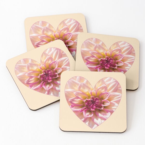 Item preview, Pink Flower in Heart Shape designed and sold by widianeworld.
