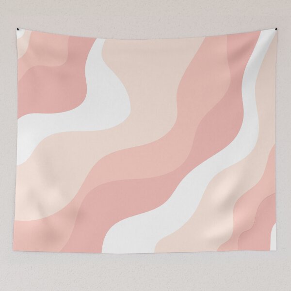 Item preview, Pastel Pinks Wave Pattern designed and sold by crani.