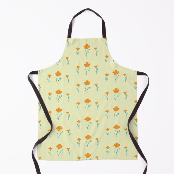 California Golden Poppies Apron
