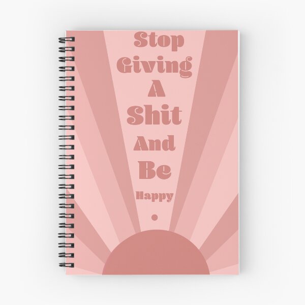 Item preview, stop giving a sh t and be happy designed and sold by Jaz-ai.
