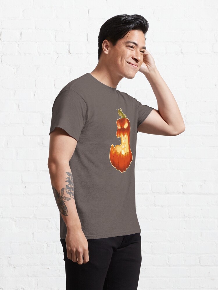 Alternate view of Jack O Lantern Halloween Pumpkin Classic T-Shirt