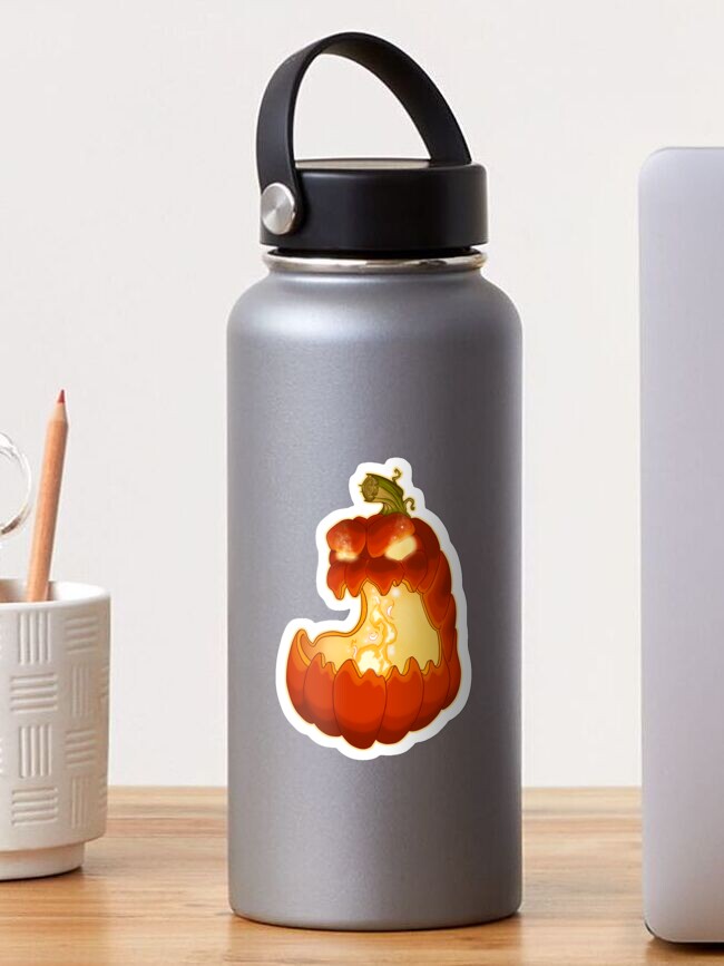 Thumbnail 1 of 3, Sticker, Jack O Lantern Halloween Pumpkin designed and sold by riotpixel.