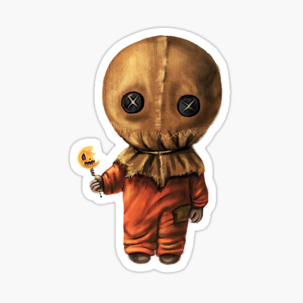 Sam Trick 'R Treat Halloween Sticker