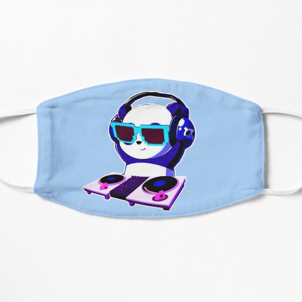 Panda Dj Face Masks Redbubble - dj goggles roblox