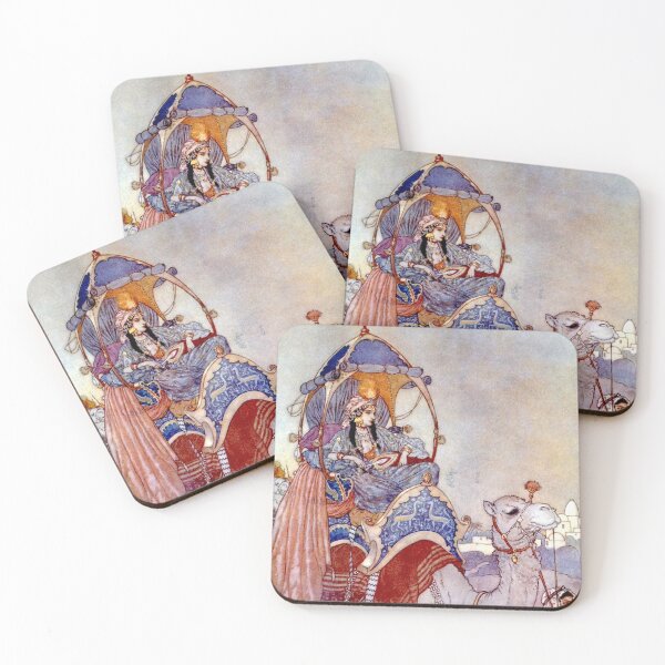 Item preview, The Queen of Sheba - Arabian Nights - Edmund Dulac designed and sold by forgottenbeauty.