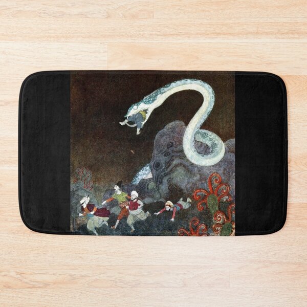 Item preview, Giant Snake - Sinbad the Sailor - Arabian Nights - Edmund Dulac designed and sold by forgottenbeauty.