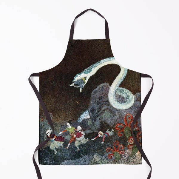 Item preview, Giant Snake - Sinbad the Sailor - Arabian Nights - Edmund Dulac designed and sold by forgottenbeauty.