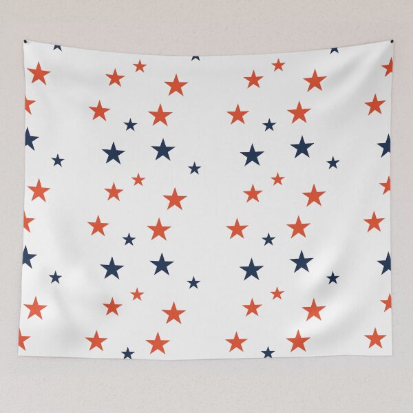 Item preview, Orange and Blue Stars designed and sold by Jenae Osborne.