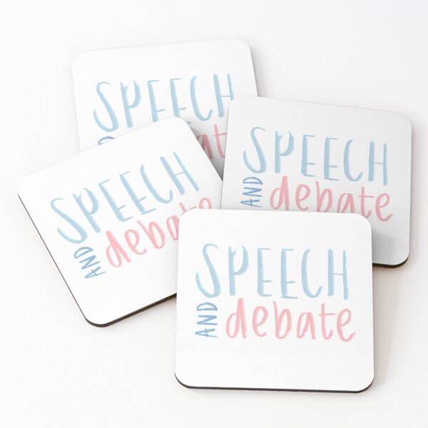 Item preview, speech and debate handlettering designed and sold by reverdant.