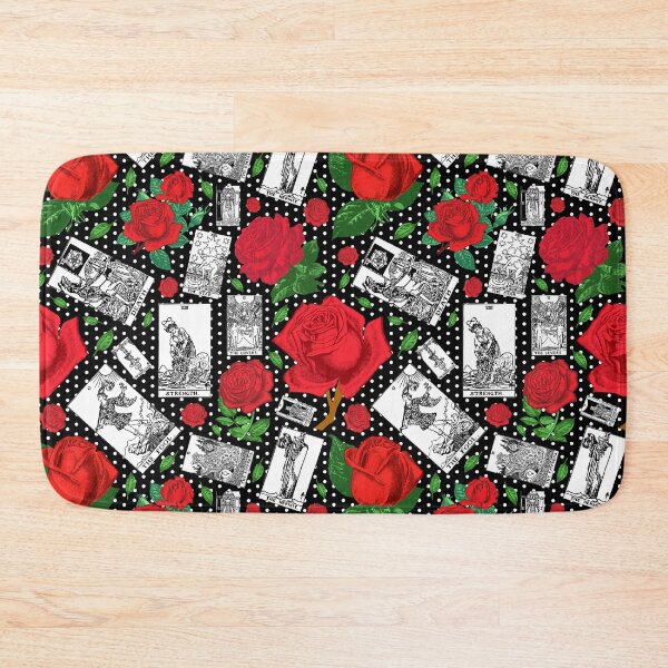Item preview, Red Roses and Tarot Cards - A Major Arcana Print designed and sold by Annalee Beer.