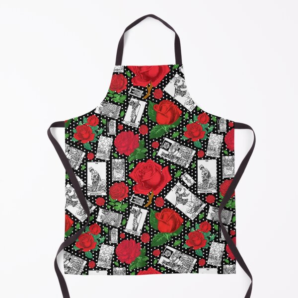 Item preview, Red Roses and Tarot Cards - A Major Arcana Print designed and sold by Annalee Beer.