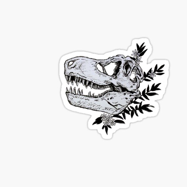 dinosaur skeleton tattoo designs