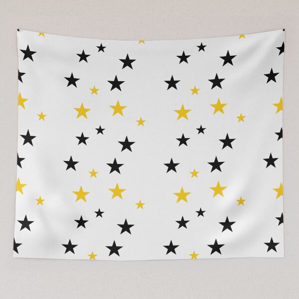 Item preview, Yellow and Black Stars designed and sold by Jenae Osborne.