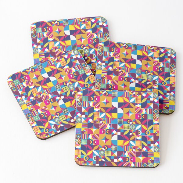 Item preview, Retro Colored 48 Cubes in Infinite Repetition designed and sold by Nobiya.