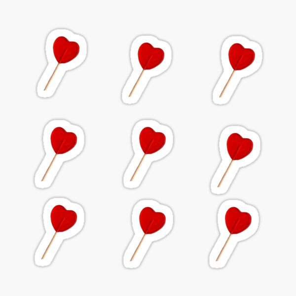 Item preview, Y2K HEART LOLLY PACK designed and sold by Glossypop.