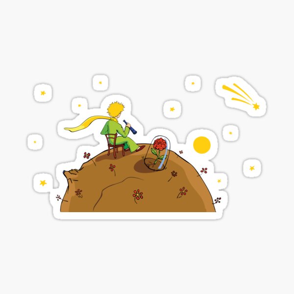 le petit prince sheep and box Sticker for Sale by lehlehcar