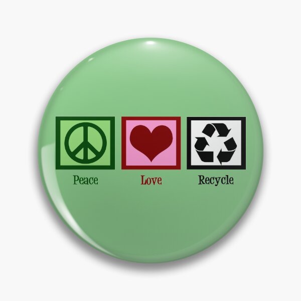 Item preview, Peace Love Recycle designed and sold by Epic Love Designs.