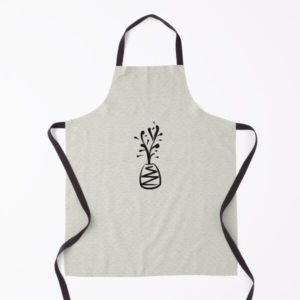 Item preview, Minimalist Ink Line Art Potted Plant designed and sold by SubtleSplit.
