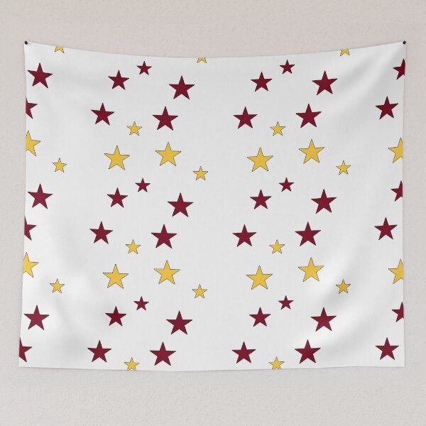 Item preview, Maroon and Yellow Stars designed and sold by Jenae Osborne.
