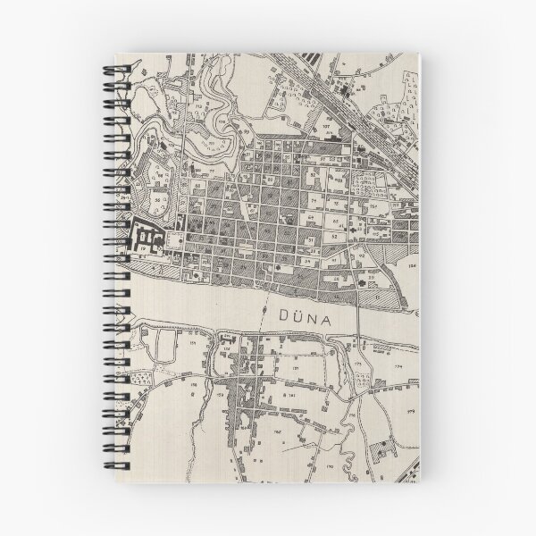 Item preview, Vintage Map of Polotsk Belarus (1918) designed and sold by BravuraMedia.