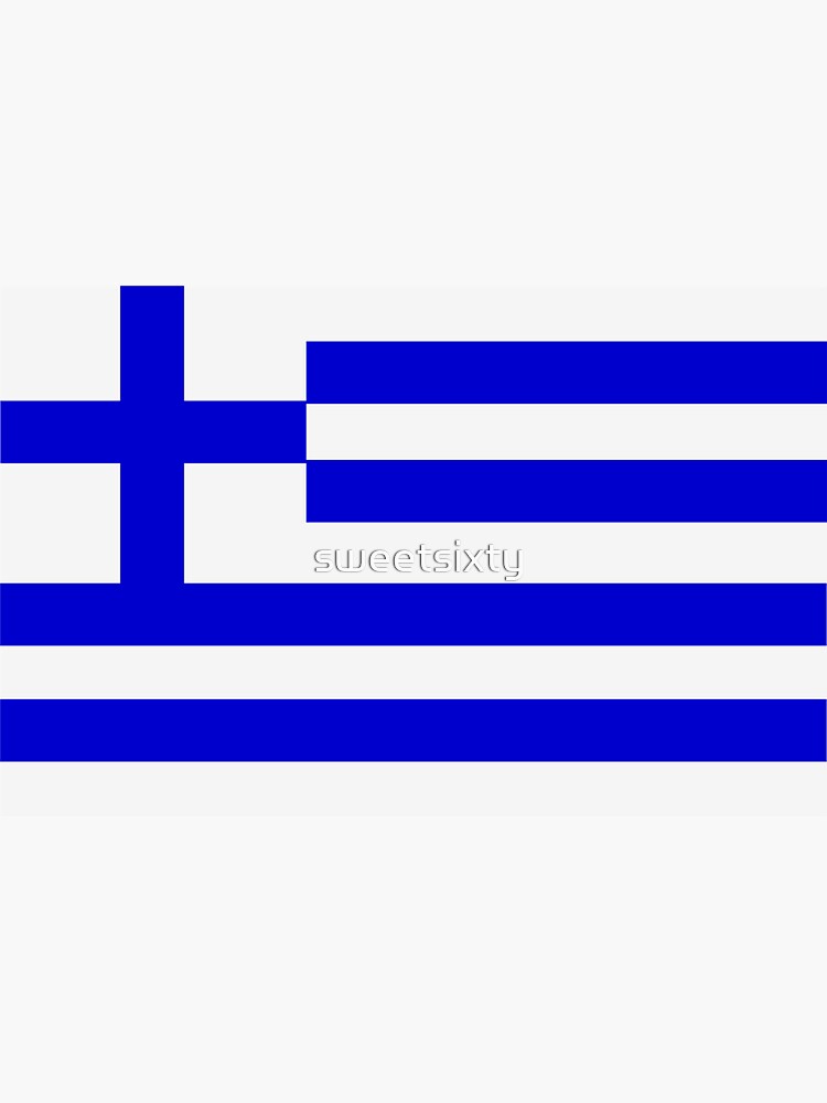 Greek Flag Sticker For Sale By Sweetsixty Redbubble