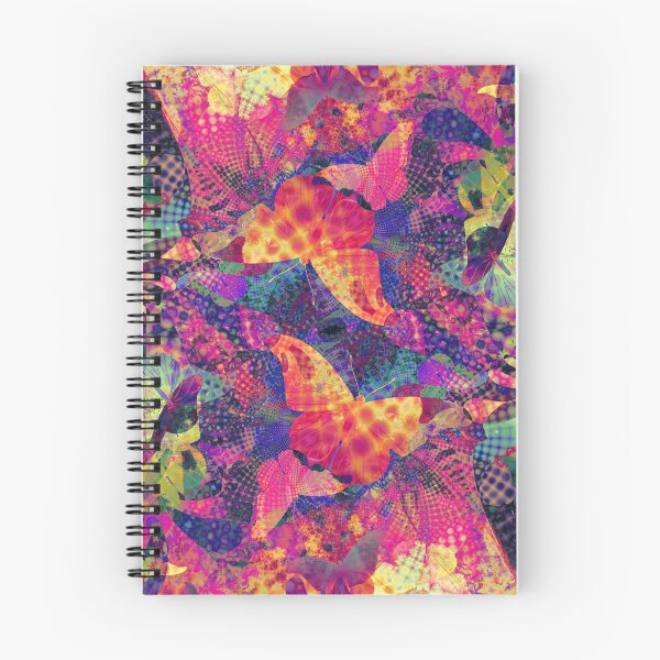 Item preview, Abstract Tie Dye Psychedelic Butterfly Collage designed and sold by RootSquare.