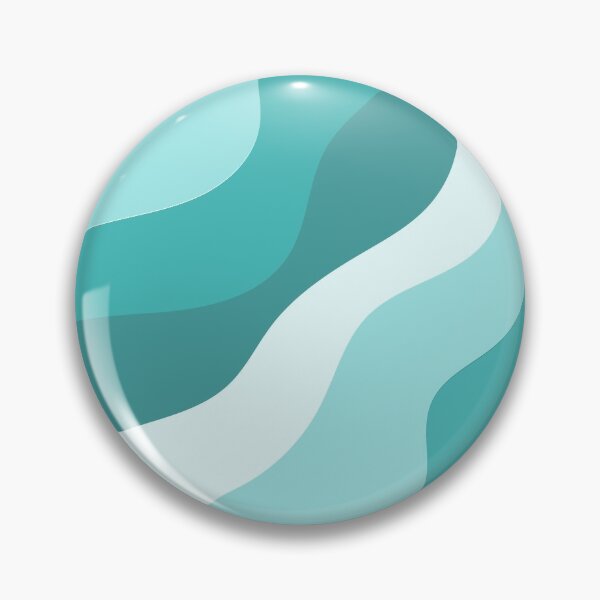 Item preview, Teal Pastel Wave Pattern designed and sold by crani.