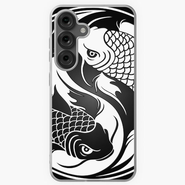 Item preview, Black and White Yin Yang Koi Fish designed and sold by JeffBartels.