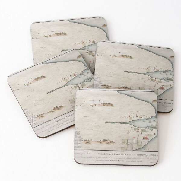 Item preview, Vintage Map of Port Jackson Sydney Australia (1769) designed and sold by BravuraMedia.