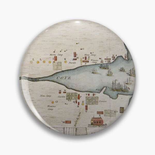 Item preview, Vintage Map of Port Jackson Sydney Australia (1769) designed and sold by BravuraMedia.