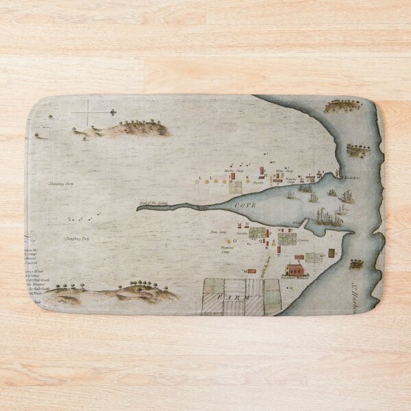 Item preview, Vintage Map of Port Jackson Sydney Australia (1769) designed and sold by BravuraMedia.