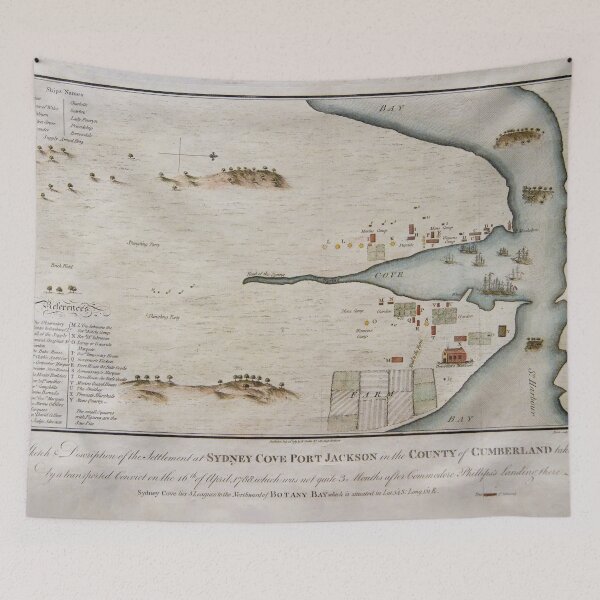 Item preview, Vintage Map of Port Jackson Sydney Australia (1769) designed and sold by BravuraMedia.