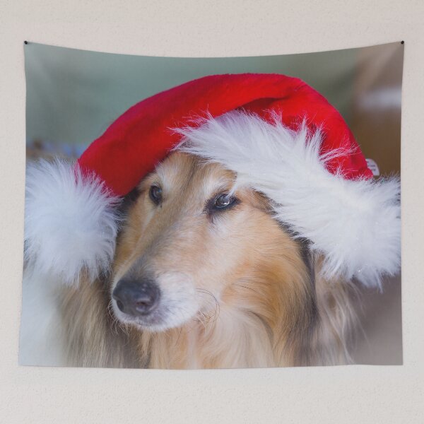 Item preview, Santa Collie 2 designed and sold by KarenWoodArt.