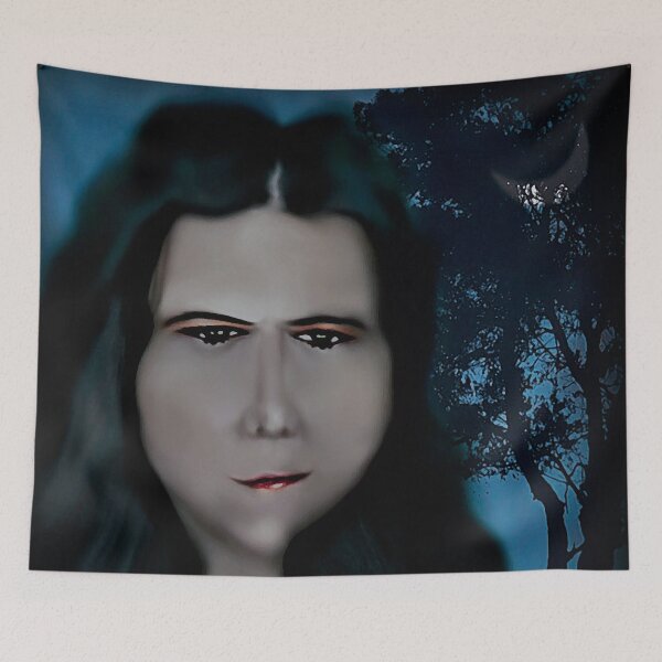 Item preview, Mysterious Girl With A Long Neck. designed and sold by Maria  Gonzalez.