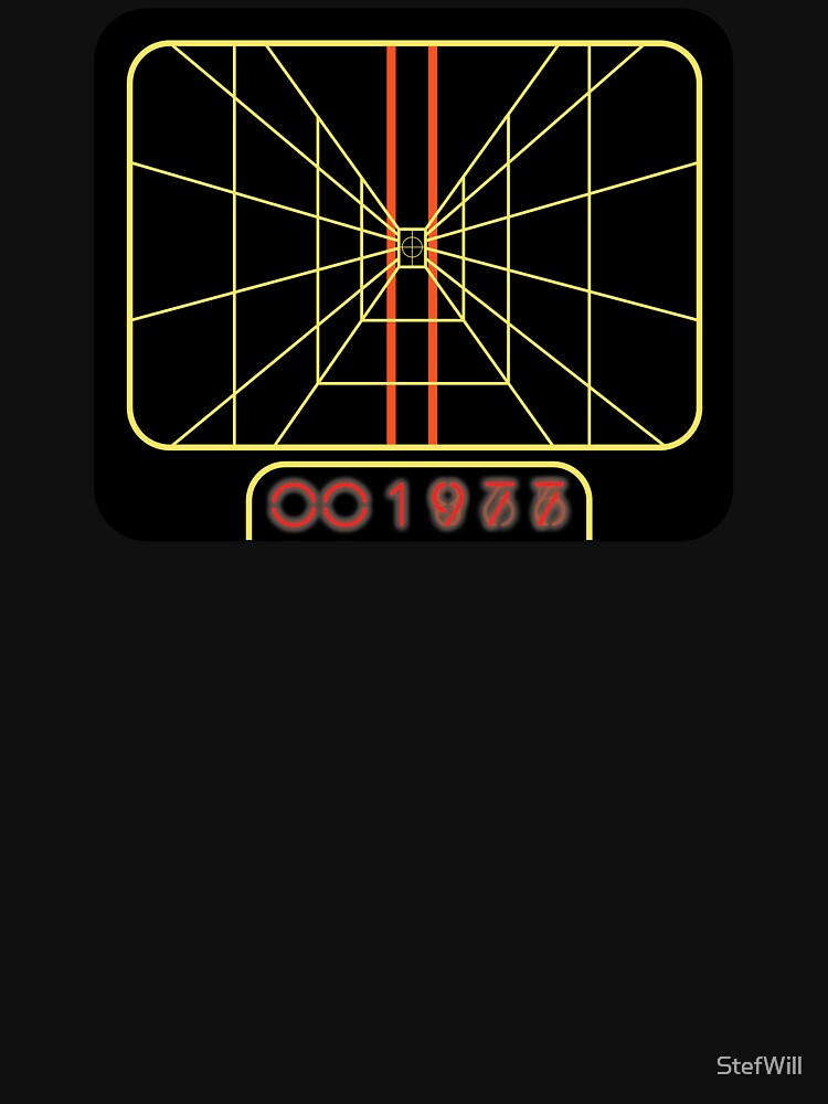 Imagen 7 de 7, Camiseta clásica con la obra Mantente en el objetivo 1977, diseñada y vendida por StefWill.