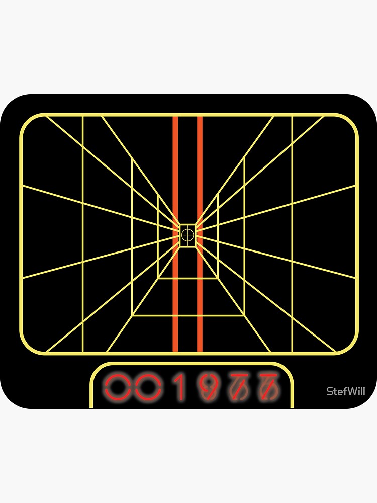Imagen 3 de 3, Pegatina con la obra Mantente en el objetivo 1977, diseñada y vendida por StefWill.