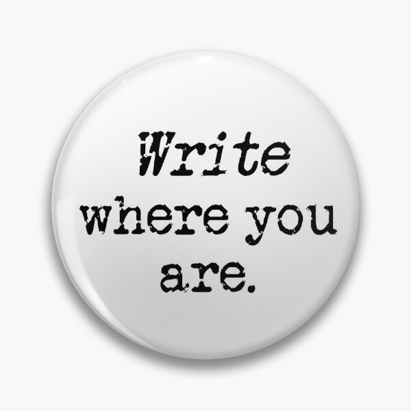 Item preview, Write Where You Are. Black Type designed and sold by TeaRoseWriter.