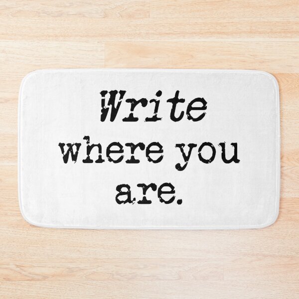 Item preview, Write Where You Are. Black Type designed and sold by TeaRoseWriter.