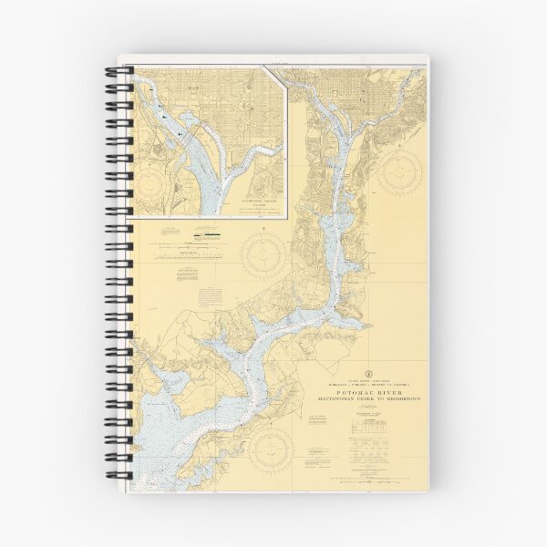 Item preview, Vintage Map of the Potomac River (1968) designed and sold by BravuraMedia.