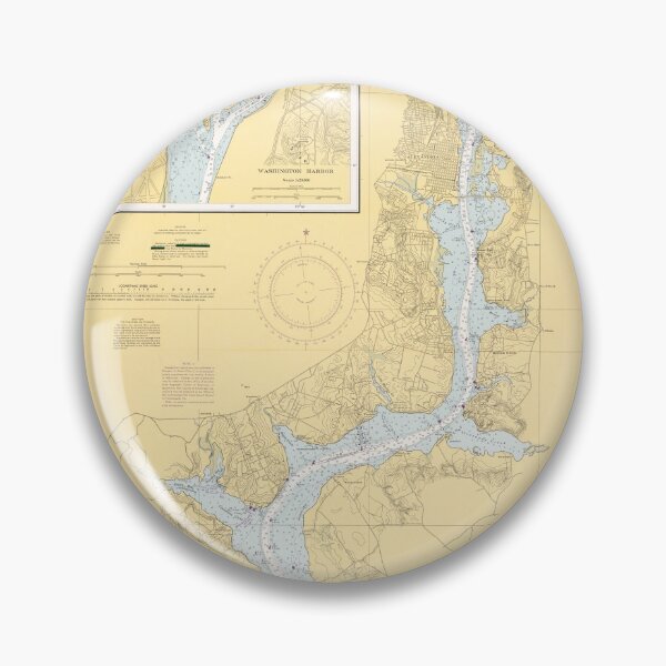 Item preview, Vintage Map of the Potomac River (1968) designed and sold by BravuraMedia.