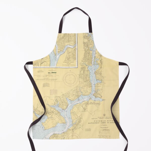 Item preview, Vintage Map of the Potomac River (1968) designed and sold by BravuraMedia.