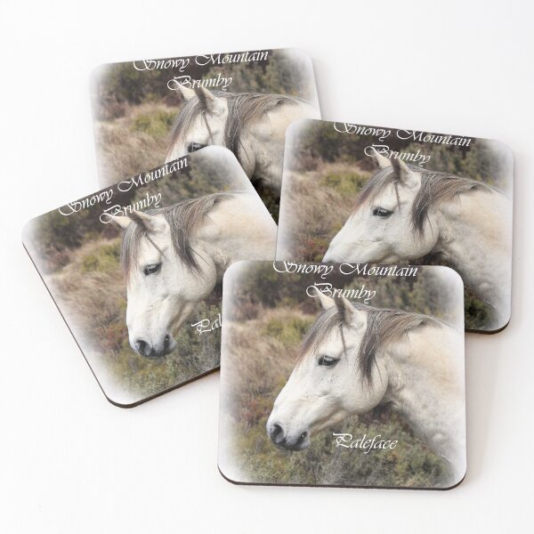 Item preview, Snowy Mountain Brumby   Paleface designed and sold by julie anne  grattan.