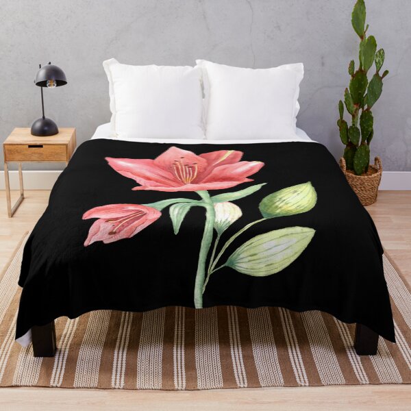 Item preview, LILY FLOWER IN CORAL COLOR designed and sold by latiendadearyam.