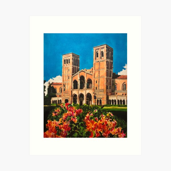 UCLA Royce Hall (University of California, Los Angeles) Art Print