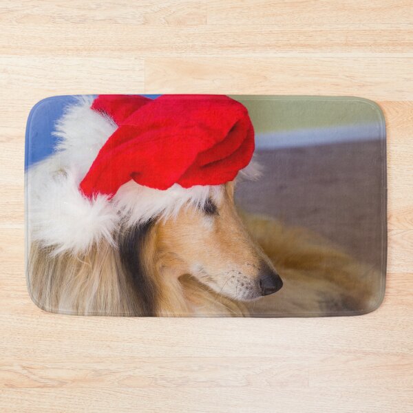 Item preview, Santa Collie designed and sold by KarenWoodArt.