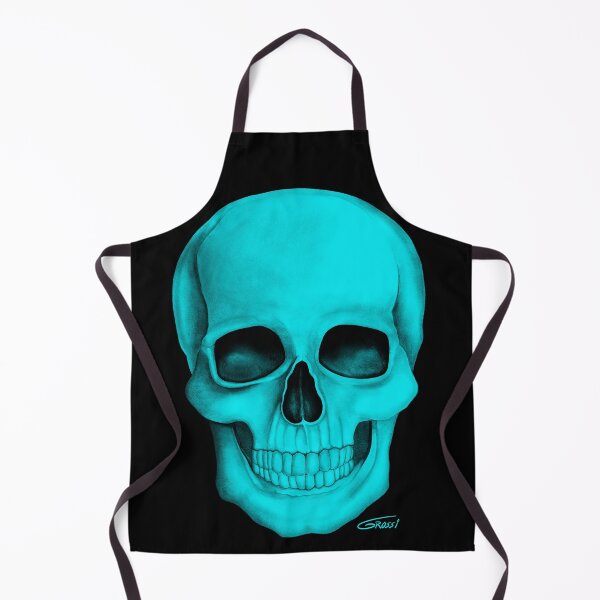 Item preview, Turquoise Skull (On Dark Background) designed and sold by GDGCreations.
