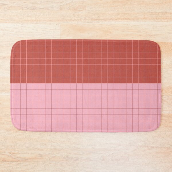 Item preview, simple mix red pink lines lines boho grid designed and sold by Maria Caballer.